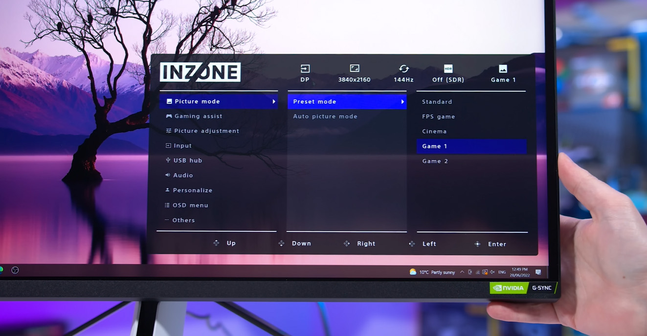 Sony Inzone M9: Análisis del monitor IPS 4K 144Hz 8 Sony Inzone M9