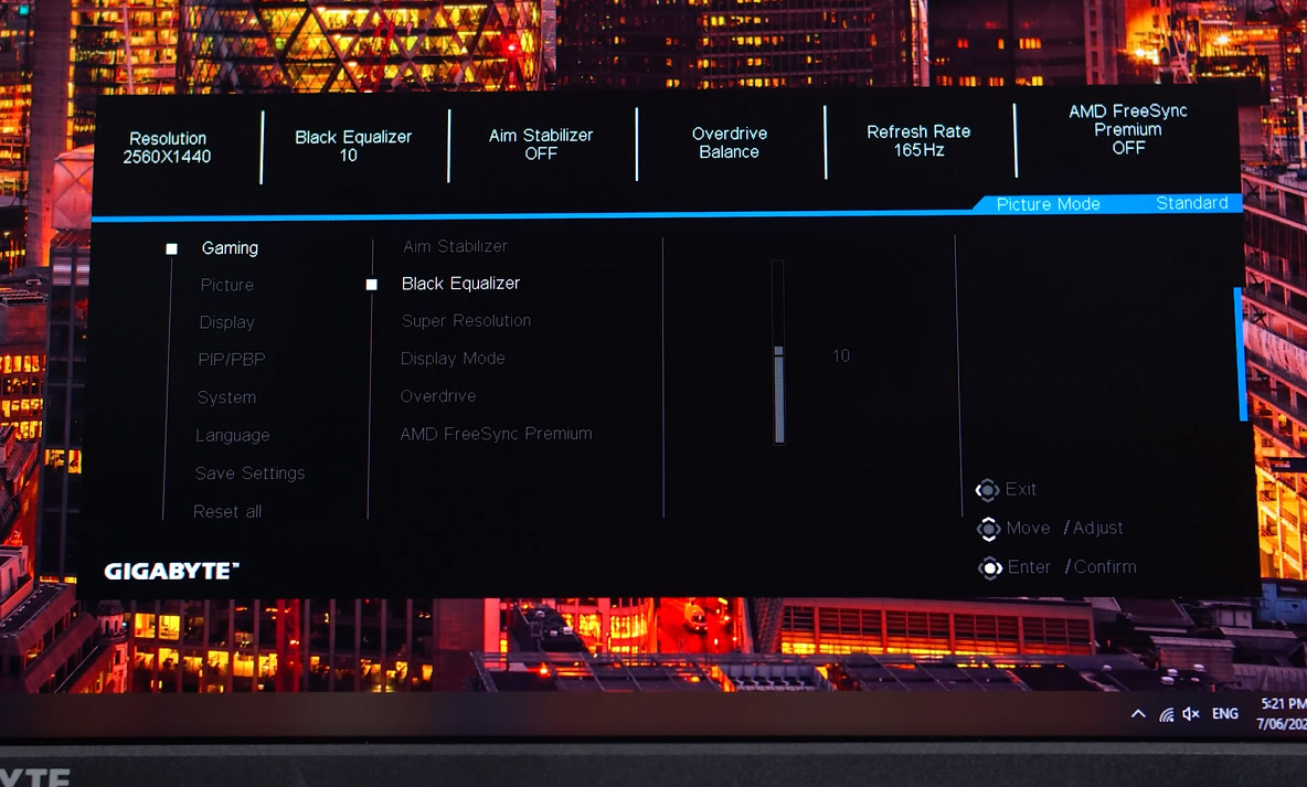 Gigabyte M32Q Análisis del monitor 1440p 170Hz IPS — CILA